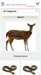 Mobile Screenshot of buygamemeats.com